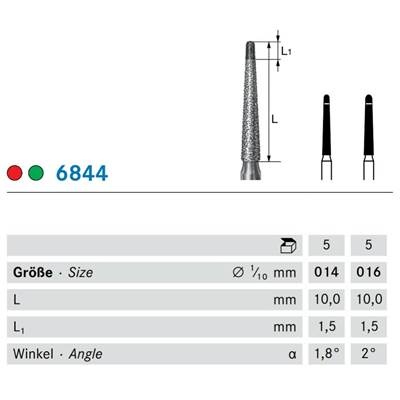 Komet timantti 6844/016 FG