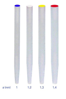 Dentoclic Translucent lasikuitunasta 1.2mm valkoinen.