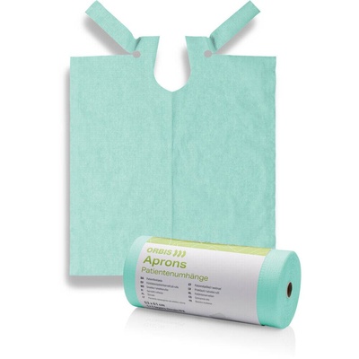 ORBIS servietti muovitettu 61x53cm vihreä rullassa