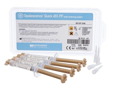 Valkaisugeeli Opalescence Quick PF 45% karbamidiperoksidi