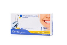 Tutkimuskäsineet iDental PF XL nitriili sininen