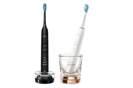 Sähköhammasharja Sonicare DC9000 musta ja ruusukulta (doublepack)