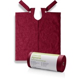 ORBIS servietti muovitettu 61x53cm viinipunainen rullassa