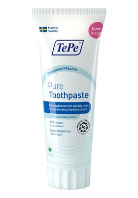 Hammastahna Tepe Pure (maustamaton) 1450ppm minituubi