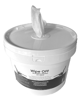 Ämpäri+kansi Wipe OFF yleisliinalle