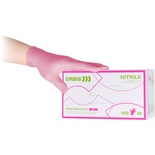 ORBIS Tutkimuskäsineet Prestige PF nitriili pinkki