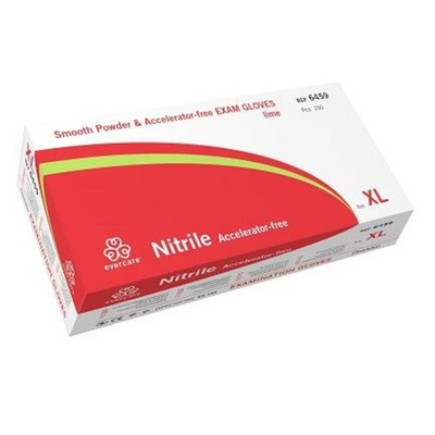 Evercare Lime Tutkimuskäsineet nitriili
