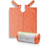 ORBIS servietti muovitettu 61x53cm oranssi rullassa