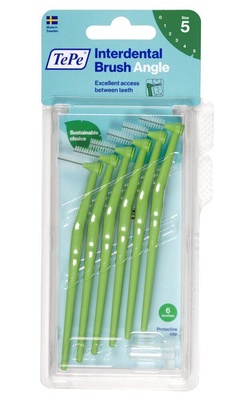 Tepe Angle Hammasväliharja 0,8mm vihreä