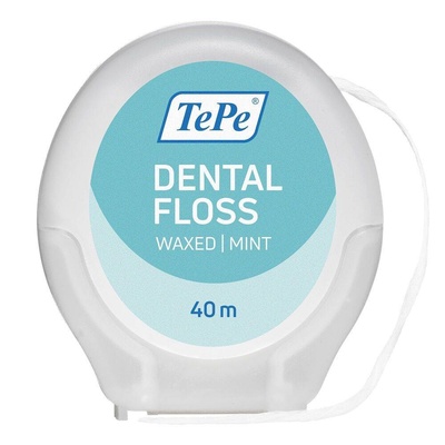 Hammaslanka TePe Dental Floss minttu 40m vahattu