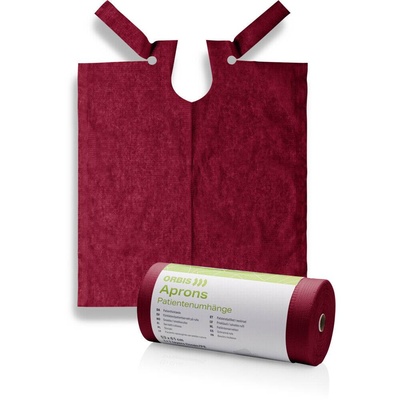 ORBIS servietti muovitettu 61x53cm viinipunainen rullassa