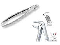 Poistopihti alamolaari vasen, malli 24, 7mm