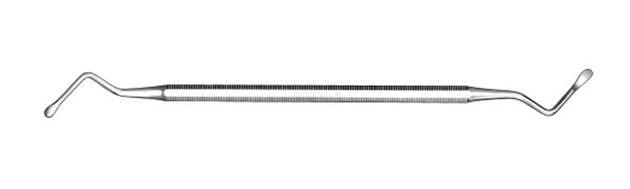 Kirurginen koverrin taivutettu Lucas 1145/9 (3,3mm) 1 x 1 kpl