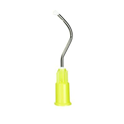 Vientikärki neula+harja Metal Dento-Infusor Tip 19G keltainen