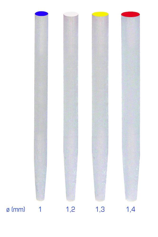 Dentoclic Translucent lasikuitunasta 1.2mm valkoinen.