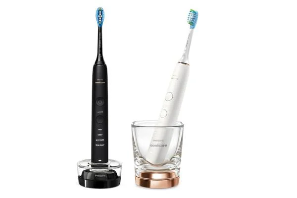 Sähköhammasharja Sonicare DC9000 musta ja ruusukulta (doublepack)