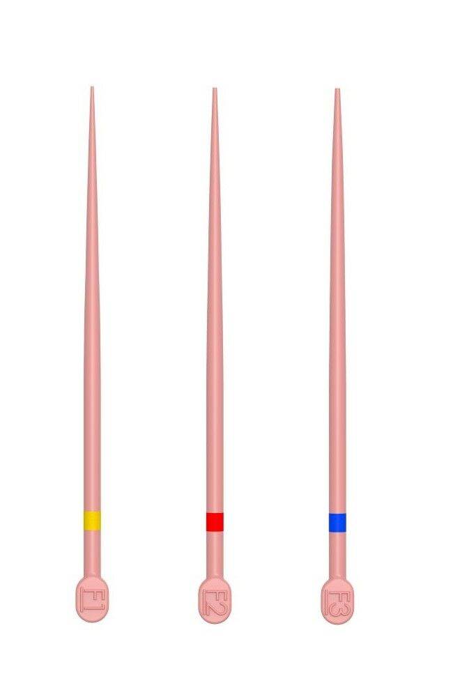 ProTaper Ultimate Conform Fit guttaperkkanasta F1-F3 lajitelma
