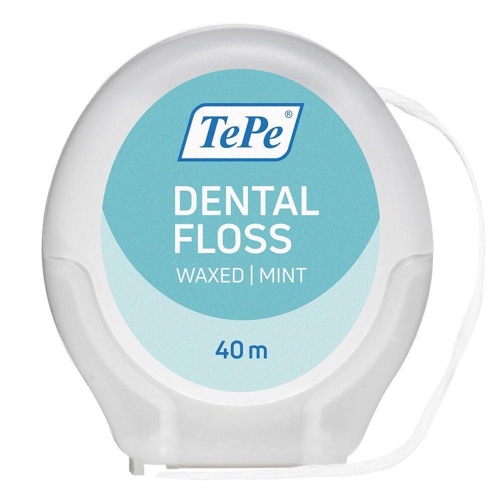 Hammaslanka TePe Dental Floss minttu 40m vahattu