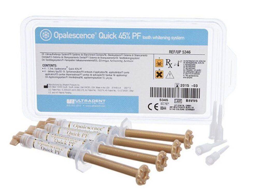 Valkaisugeeli Opalescence Quick PF 45% karbamidiperoksidi