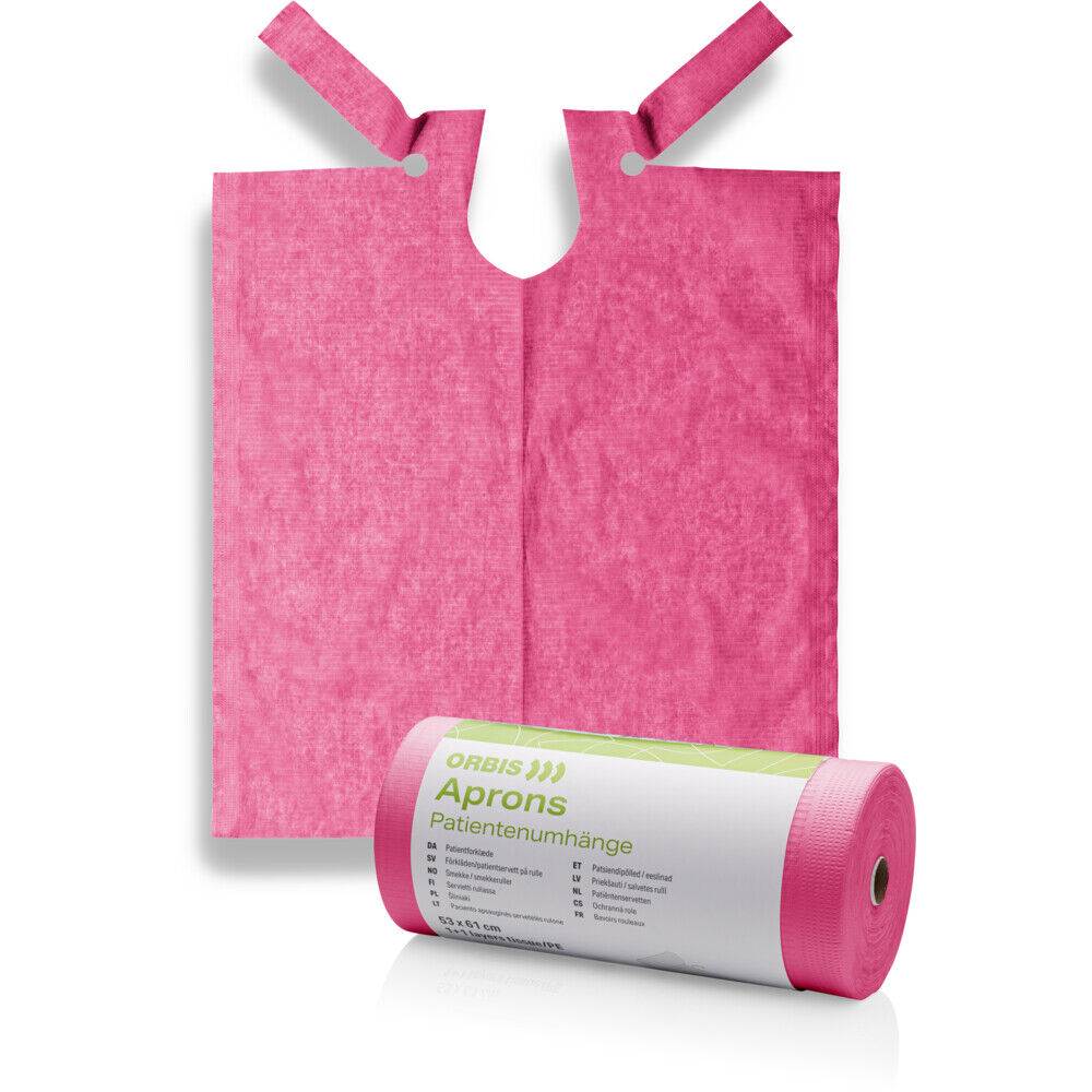 ORBIS servietti muovitettu 61x53cm fuksia rullassa