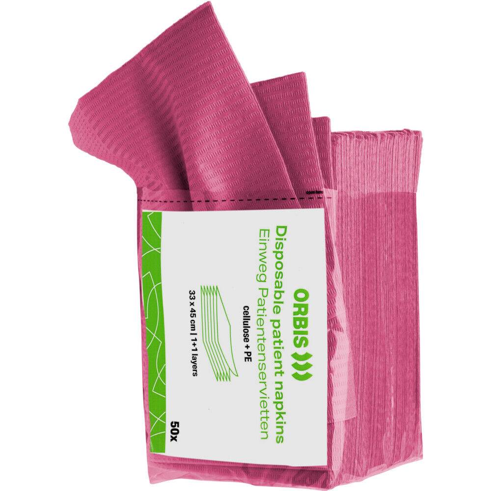 ORBIS servietti muovitettu 33x45cm viininpunainen