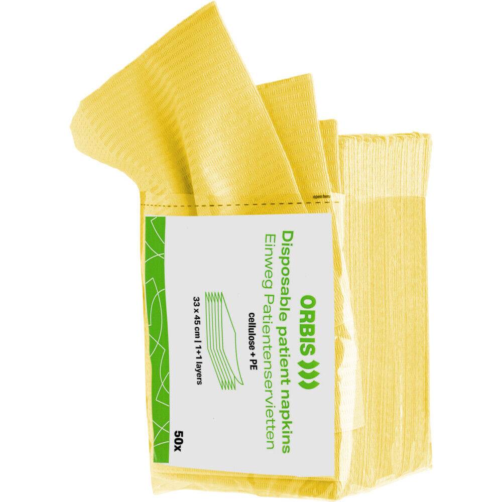 ORBIS servietti muovitettu 33x45cm keltainen