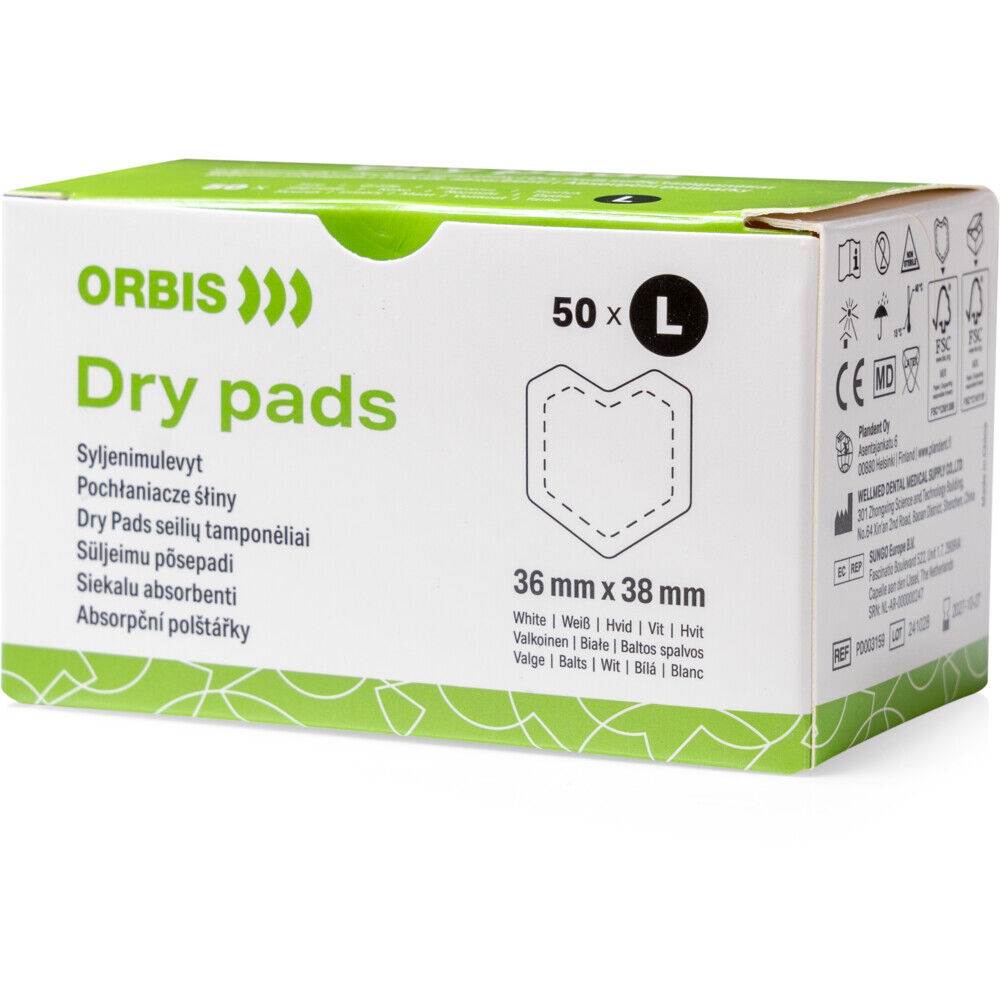 ORBIS Syljenimulevy Dry Pad Saliva Control L
