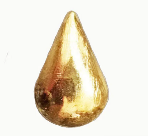 Hammaskoru kulta pisara pieni